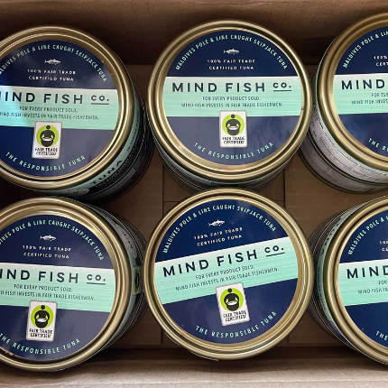 Mindfish fair trade certified canned tuna
